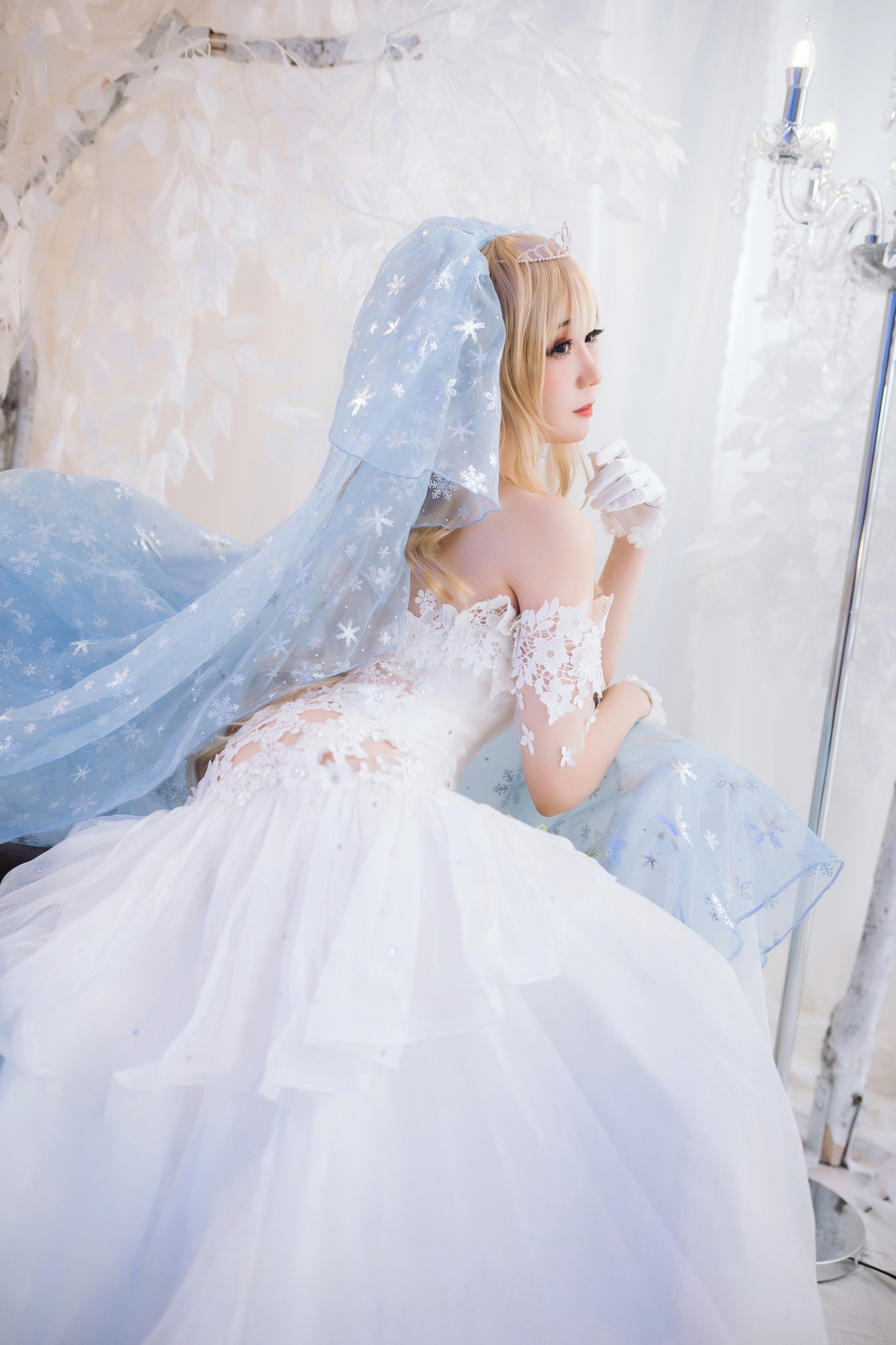 焖焖碳 - NO.036 少女前线 索米 婚纱[42P]-XikXak